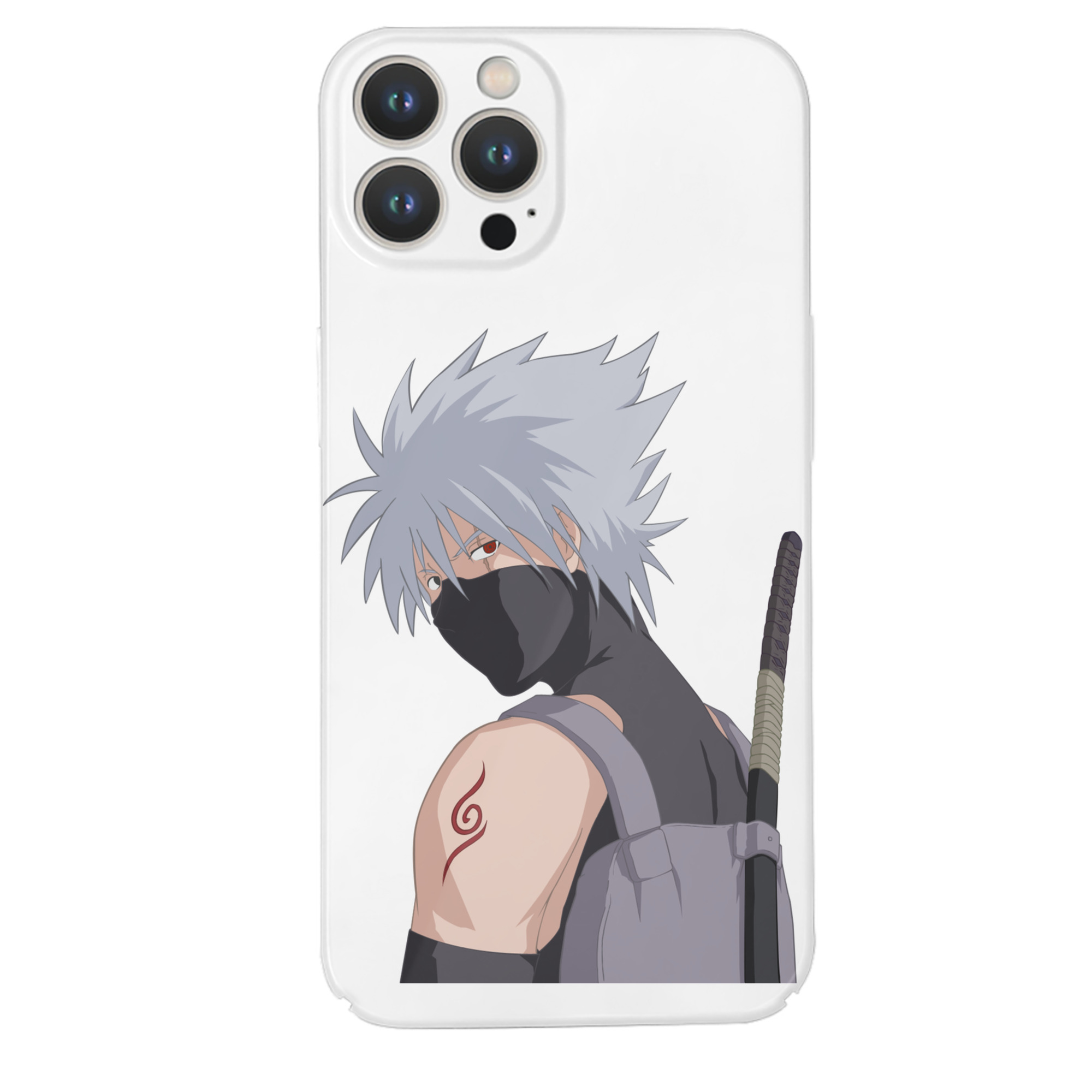 （画像用） NARUTO -ナルト- はたけ カカシ Hatake Kakashi 【iPhone 14シリーズ対応】ハードケース